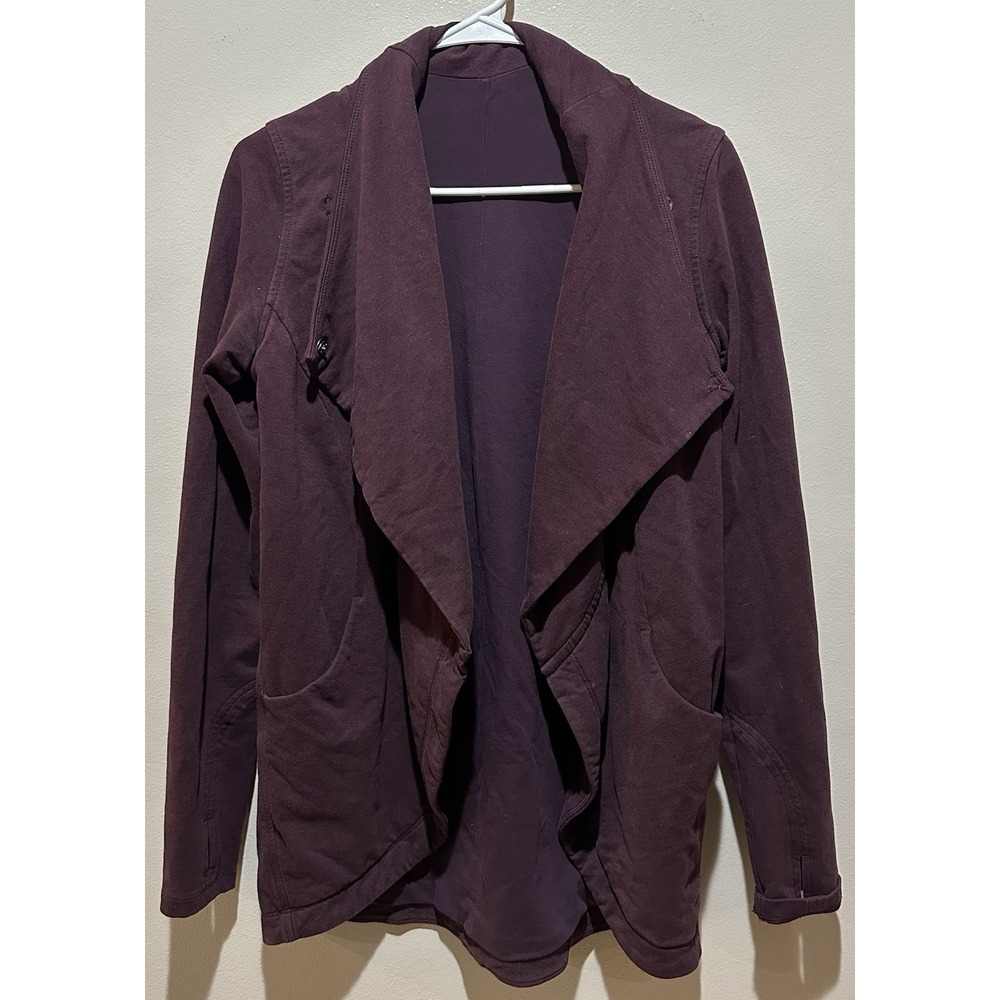 Lululemon Women's That's A Wrap Jacket Size 4‎ - Heathered Bordeaux Drama